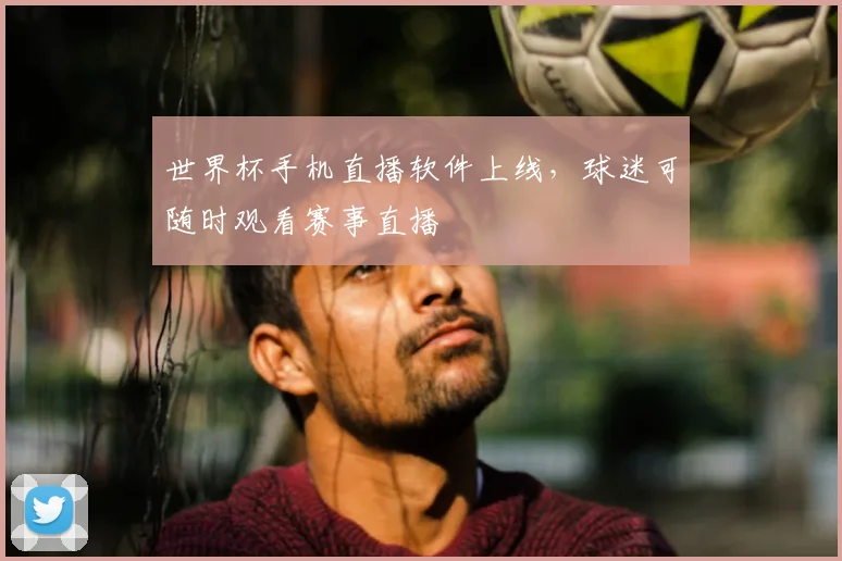 世界杯手机直播软件上线，球迷可随时观看赛事直播