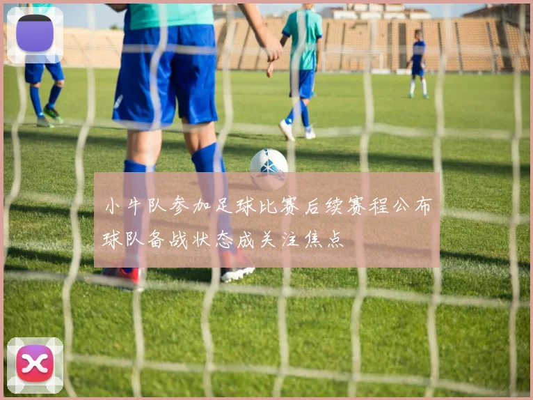小牛队参加足球比赛后续赛程公布球队备战状态成关注焦点